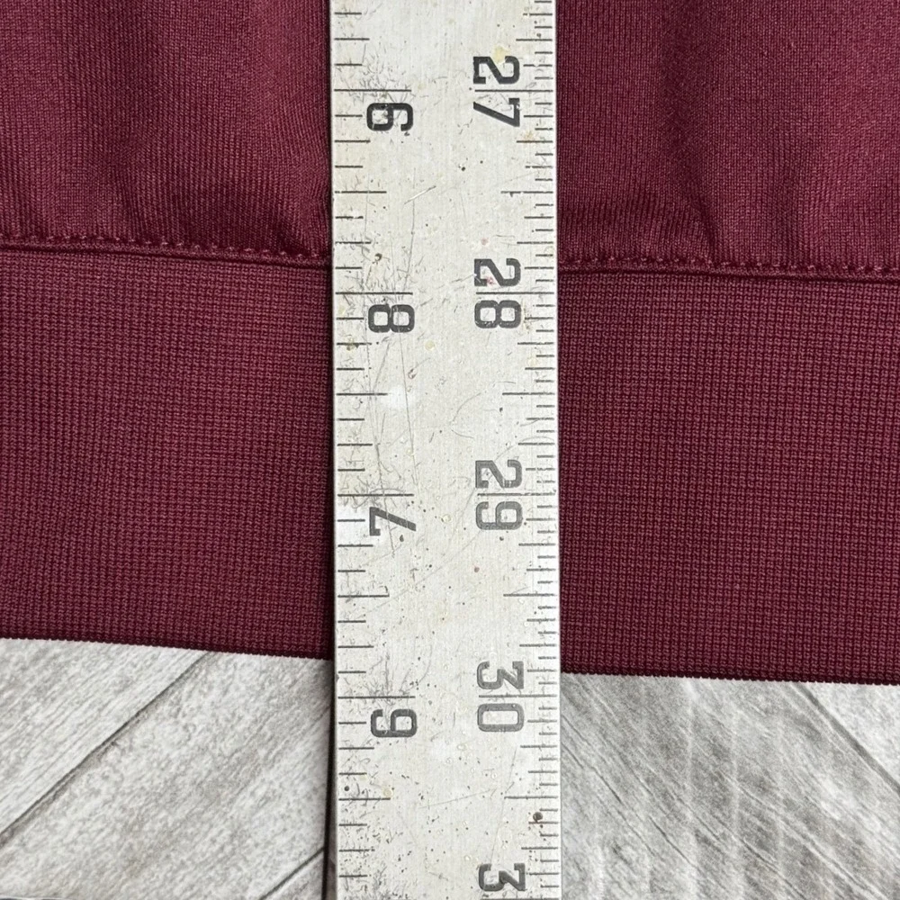 Adidas‎ Golf Climalite Mens XL Burgundy Quarter Zip Pullover VB National Maroon